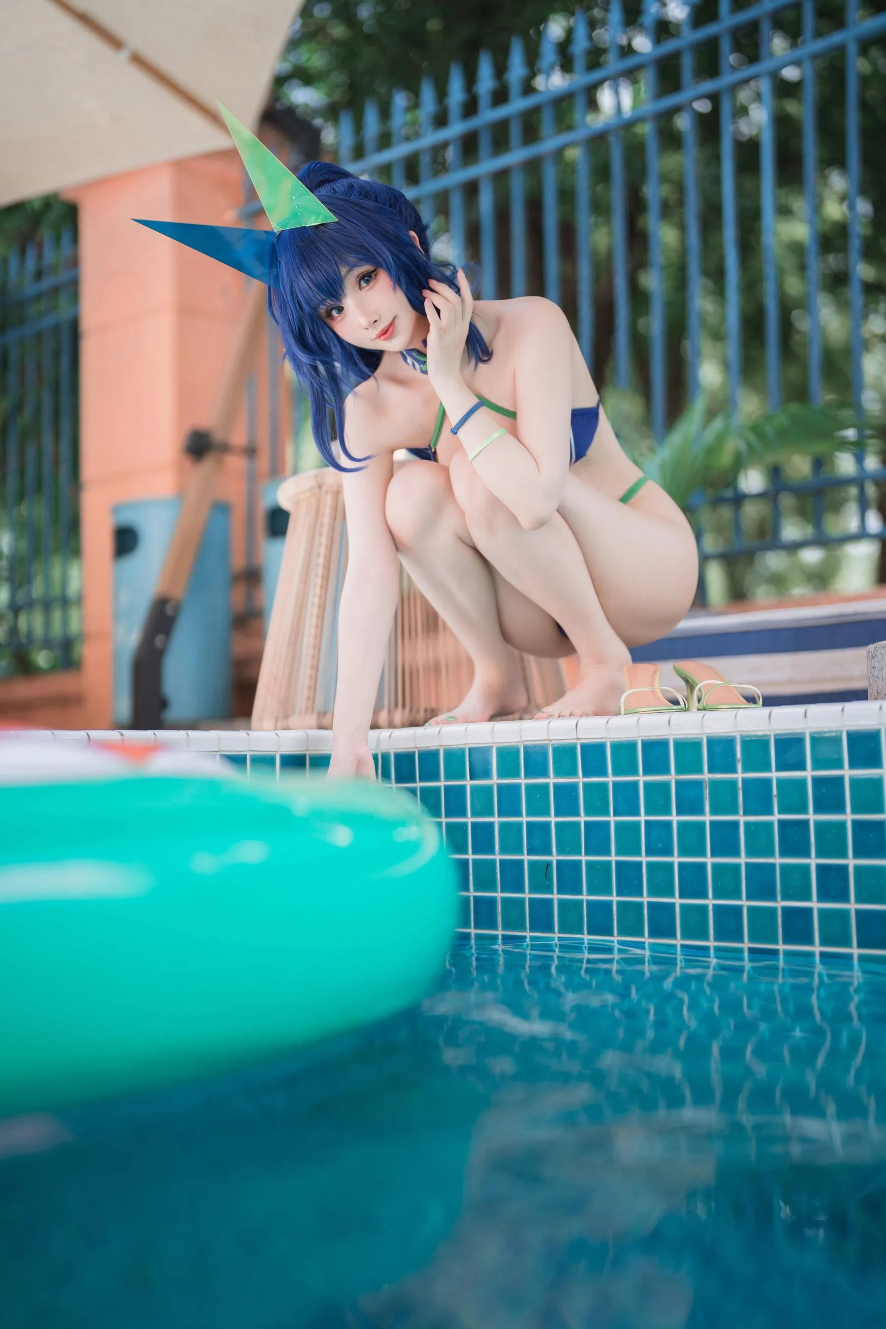rioko凉凉子 – NO.119 碧蓝航线 花园 [31P]插图8
